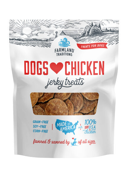 Dogs Love Chicken Jerky Treats